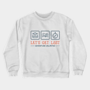 Let's Get Lost Crewneck Sweatshirt